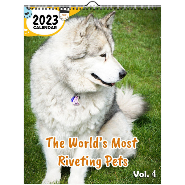 The World's Most Riveting Pets Volume Four: 2023 Wall Calendar