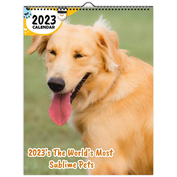 2023's The World's Most Sublime Pets: 2023 Wall Calendar