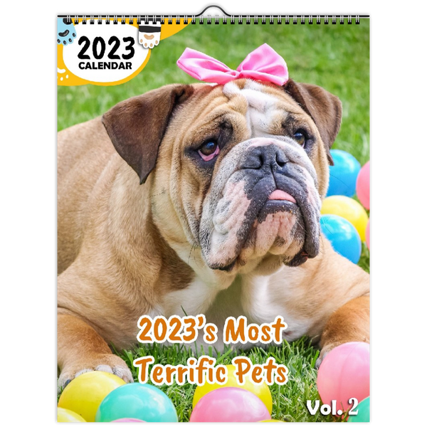 2023's Most Terrific Pets Volume Two: 2023 Wall Calendar