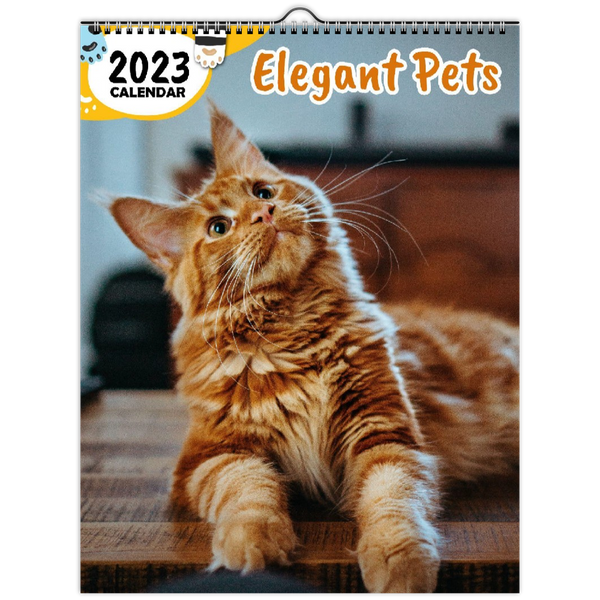 Elegant Pets: 2023 Wall Calendar