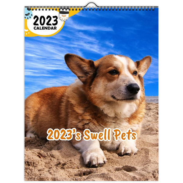 2023's Swell Pets: 2023 Wall Calendar