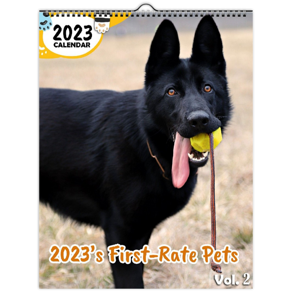 2023's First-Rate Pets Volume Two: 2023 Wall Calendar