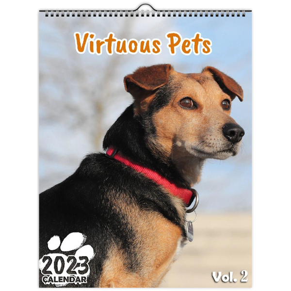 Virtuous Pets Volume Two: 2023 Wall Calendar