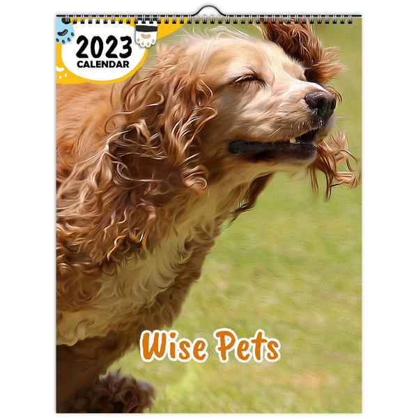 Wise Pets: 2023 Wall Calendar