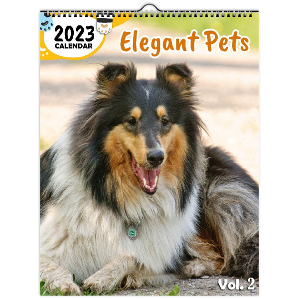 Elegant Pets Volume Two: 2023 Wall Calendar