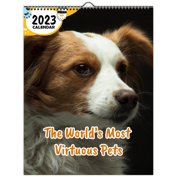 The World's Most Virtuous Pets: 2023 Wall Calendar