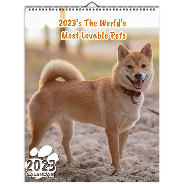 2023's The World's Most Lovable Pets: 2023 Wall Calendar