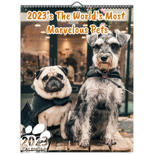 2023's The World's Most Marvelous Pets: 2023 Wall Calendar