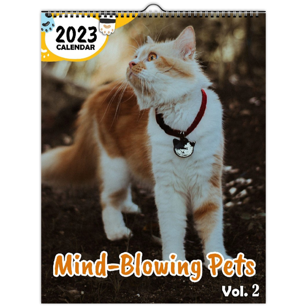 Mind-Blowing Pets Volume Two: 2023 Wall Calendar