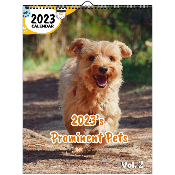 2023's Prominent Pets Volume Two: 2023 Wall Calendar