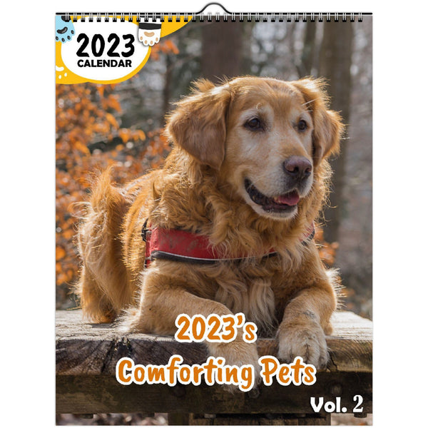 2023's Comforting Pets Volume Two: 2023 Wall Calendar