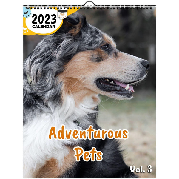 Adventurous Pets Volume Three: 2023 Wall Calendar