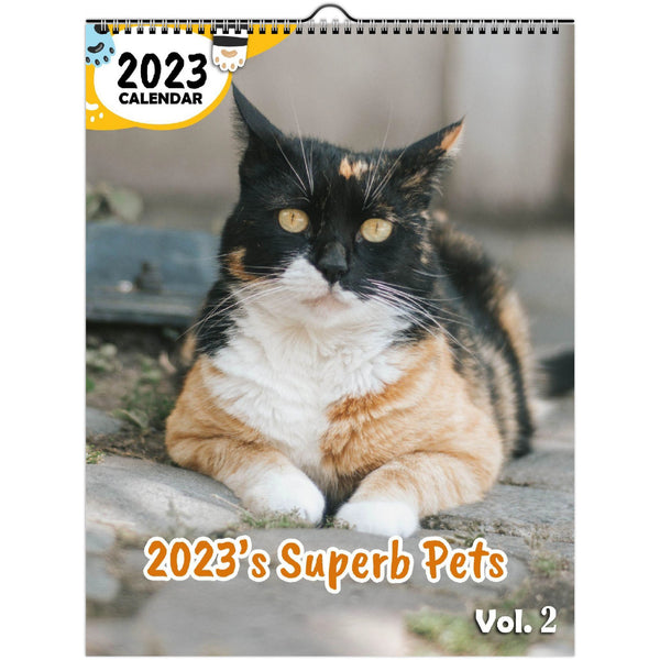 2023's Superb Pets Volume Two: 2023 Wall Calendar
