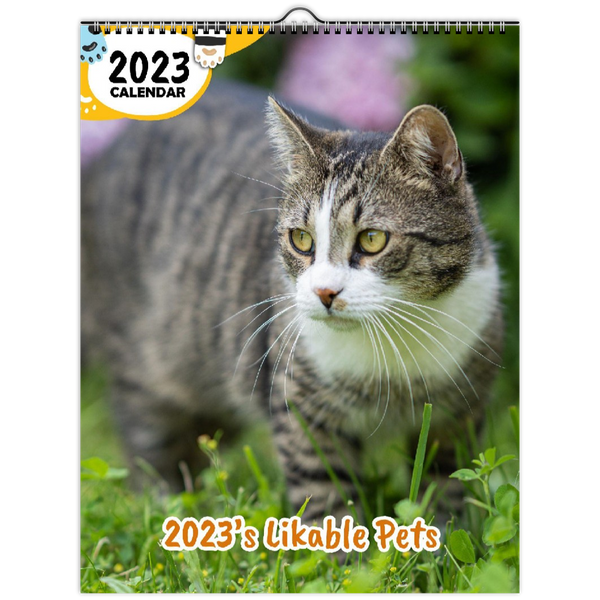2023's Likable Pets: 2023 Wall Calendar