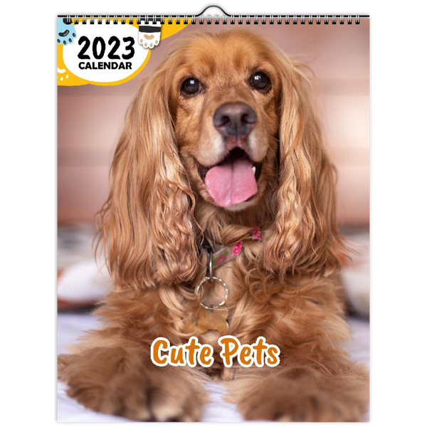 Cute Pets: 2023 Wall Calendar