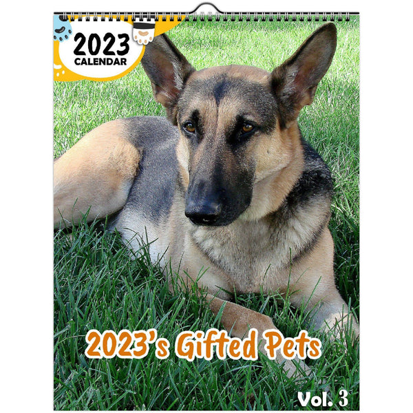 2023's Gifted Pets Volume Three: 2023 Wall Calendar