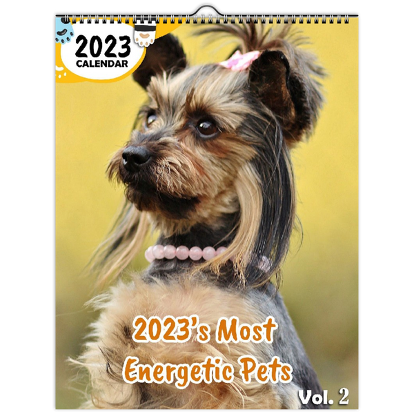 2023's Most Energetic Pets Volume Two: 2023 Wall Calendar