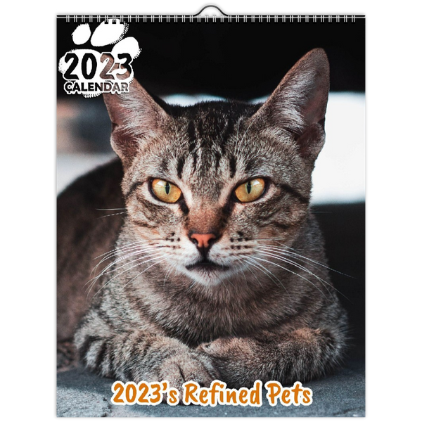 2023's Refined Pets: 2023 Wall Calendar