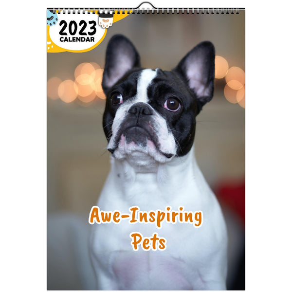 Awe-Inspiring Pets: 2023 Wall Calendar