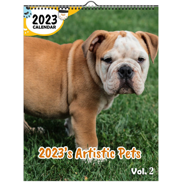 2023's Artistic Pets Volume Two: 2023 Wall Calendar