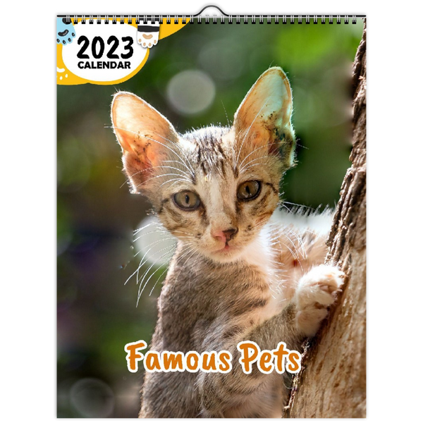Famous Pets: 2023 Wall Calendar