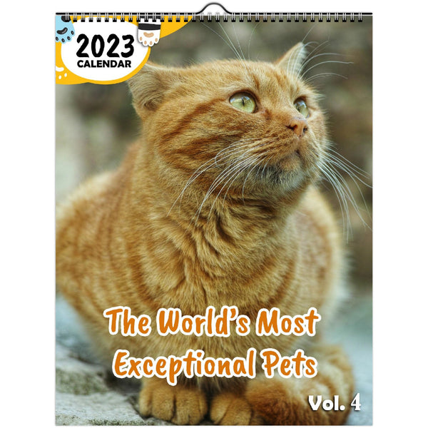 The World's Most Exceptional Pets Volume Four: 2023 Wall Calendar
