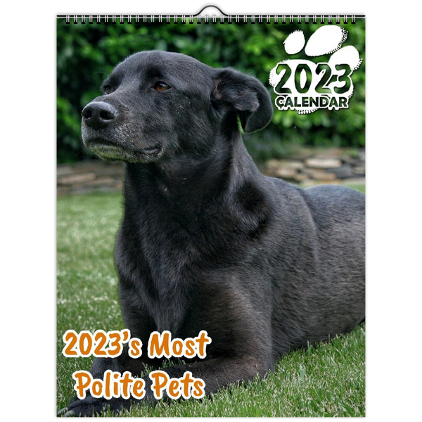 2023's Most Polite Pets: 2023 Wall Calendar