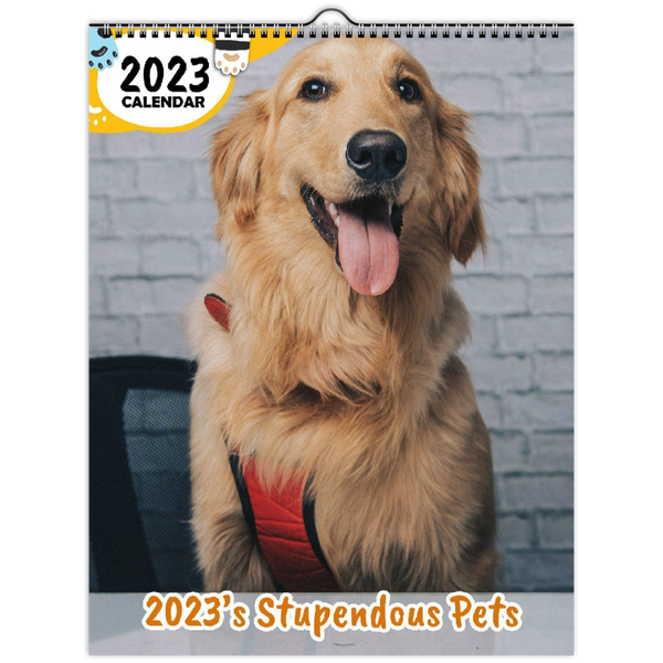 2023's Stupendous Pets: 2023 Wall Calendar