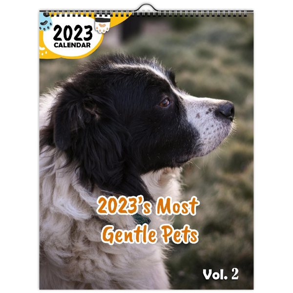 2023's Most Gentle Pets Volume Two: 2023 Wall Calendar