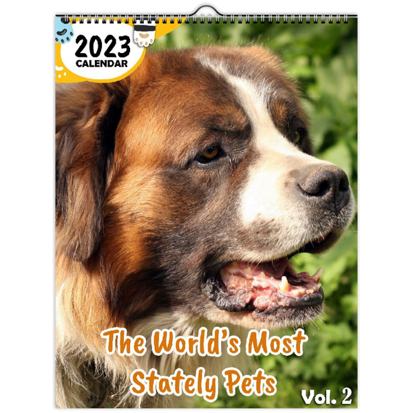The World's Most Stately Pets Volume Two: 2023 Wall Calendar