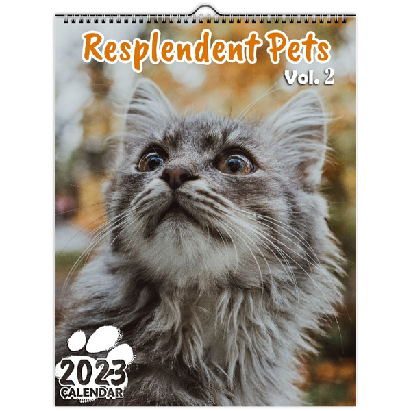 Resplendent Pets Volume Two: 2023 Wall Calendar