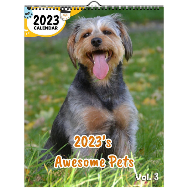 2023's Awesome Pets Volume Three: 2023 Wall Calendar
