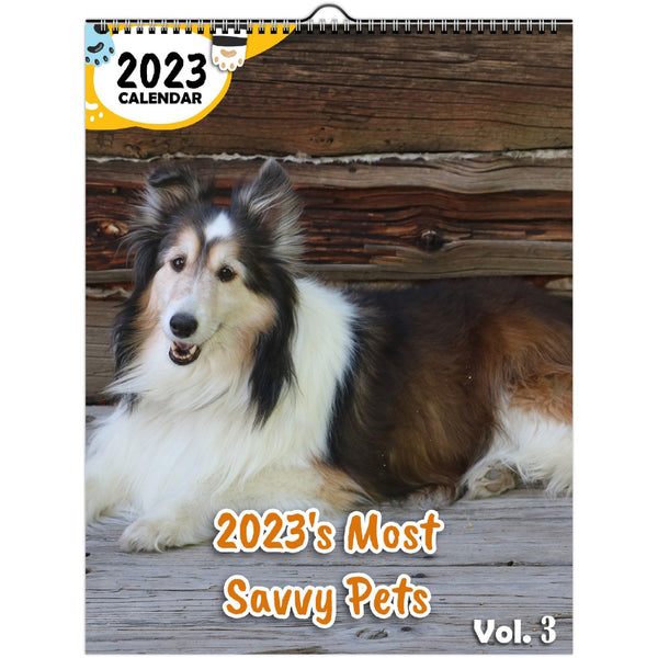 2023's Most Savvy Pets Volume Three: 2023 Wall Calendar