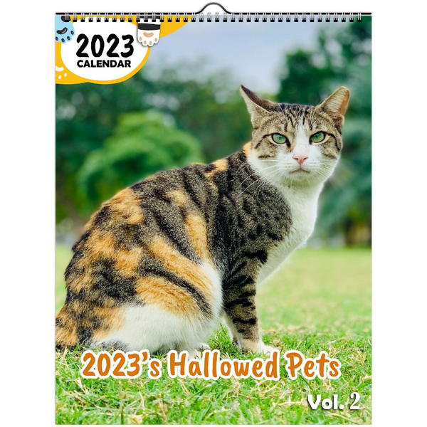 2023's Hallowed Pets Volume Two: 2023 Wall Calendar