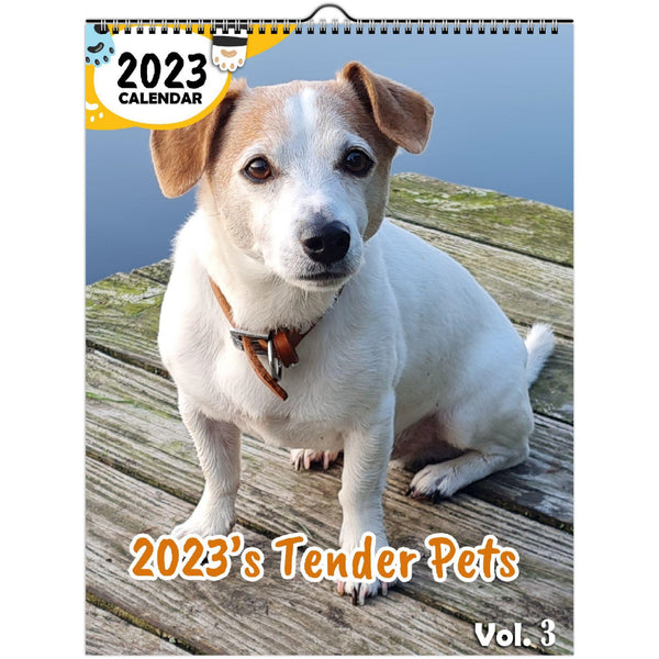 2023's Tender Pets Volume Three: 2023 Wall Calendar