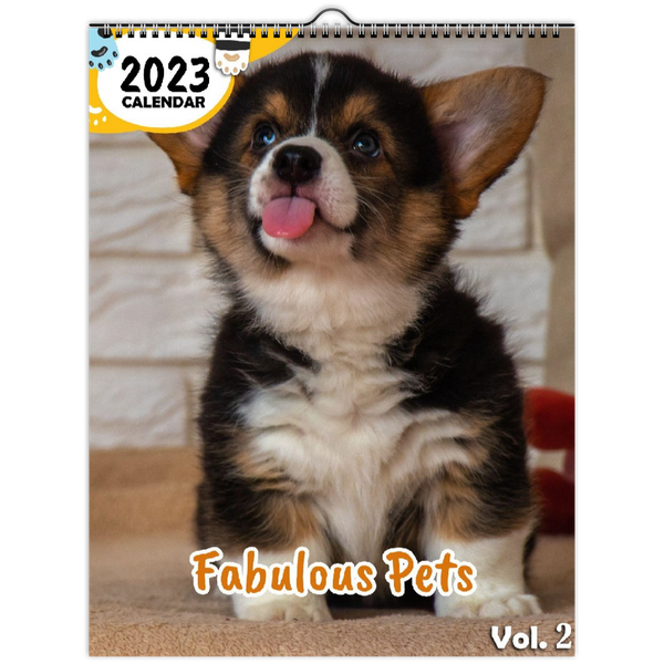 Fabulous Pets Volume Two: 2023 Wall Calendar