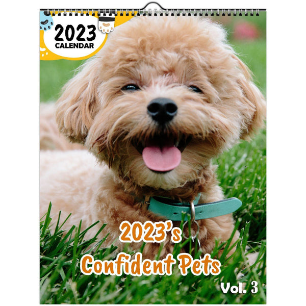 2023's Confident Pets Volume Three: 2023 Wall Calendar