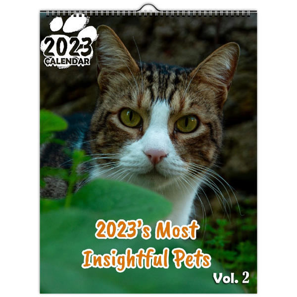 2023's Most Insightful Pets Volume Two: 2023 Wall Calendar