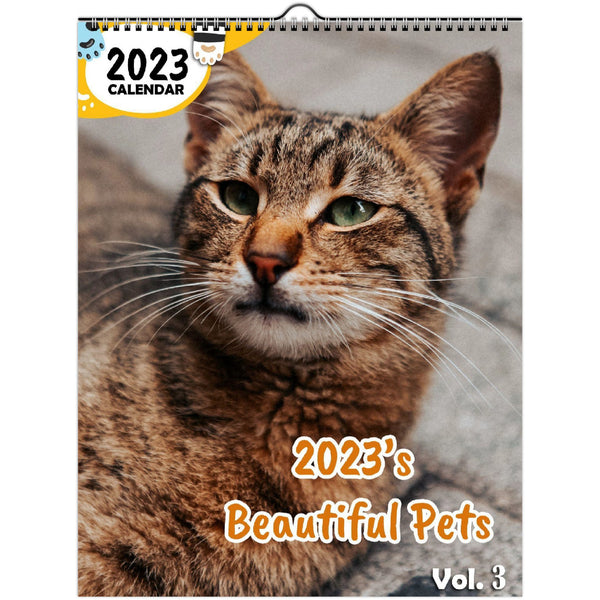 2023's Beautiful Pets Volume Three: 2023 Wall Calendar