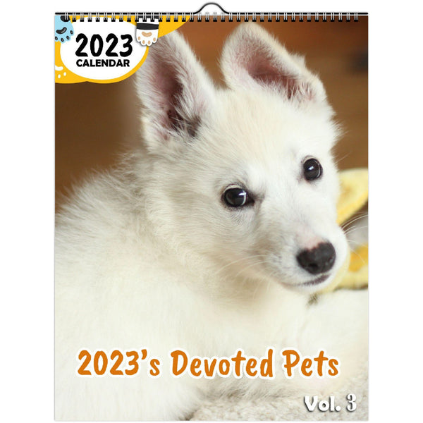 2023's Devoted Pets Volume Three: 2023 Wall Calendar