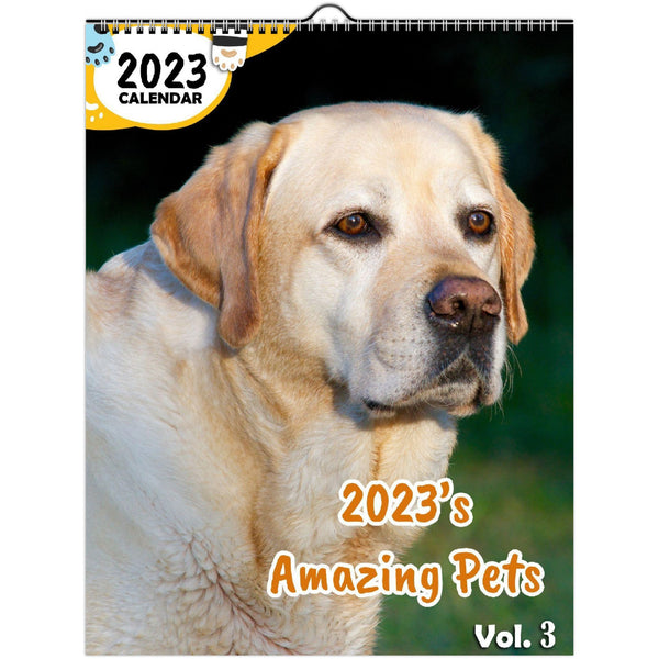 2023's Amazing Pets Volume Three: 2023 Wall Calendar