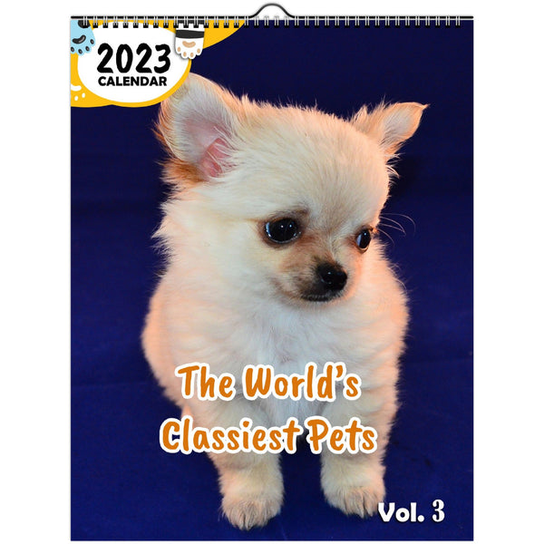 The World's Classiest Pets Volume Three: 2023 Wall Calendar