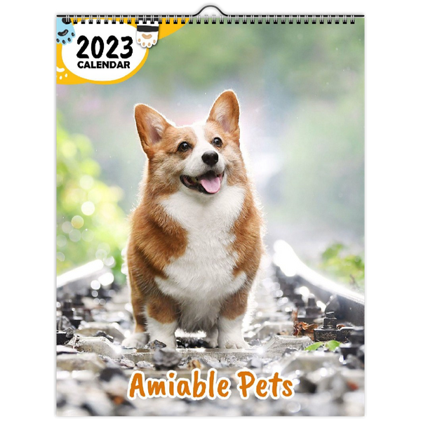Amiable Pets: 2023 Wall Calendar