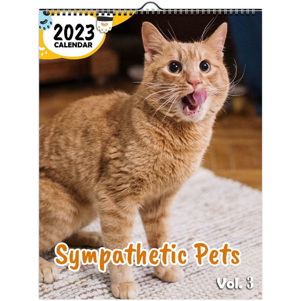 Sympathetic Pets Volume Three: 2023 Wall Calendar