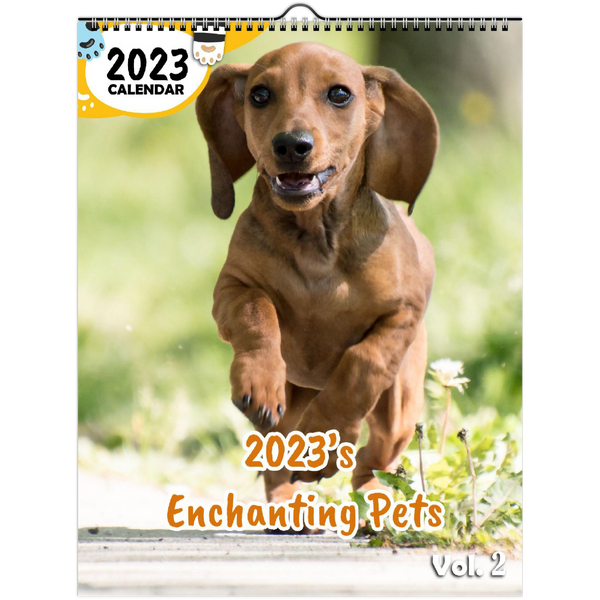 2023's Enchanting Pets Volume Two: 2023 Wall Calendar