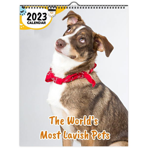 The World's Most Lavish Pets: 2023 Wall Calendar