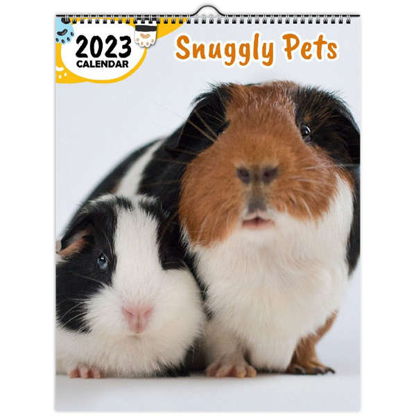 Snuggly Pets: 2023 Wall Calendar