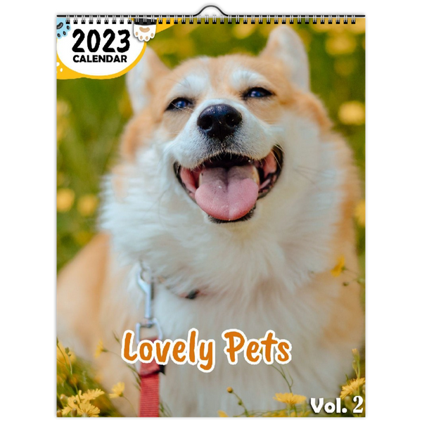 Lovely Pets Volume Two: 2023 Wall Calendar