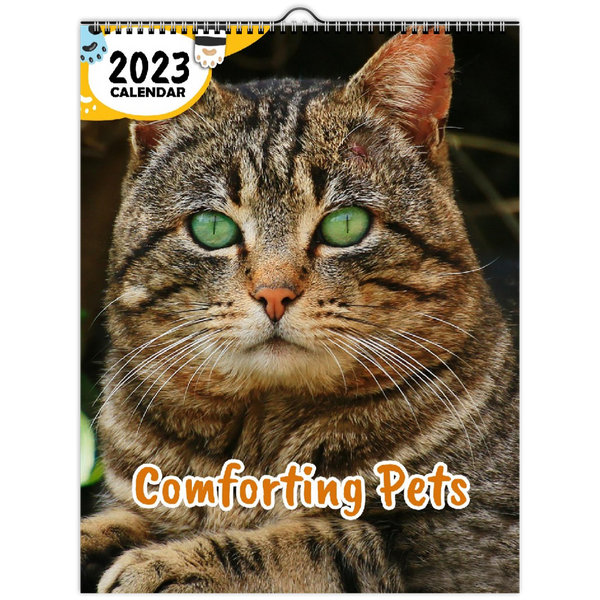 Comforting Pets: 2023 Wall Calendar