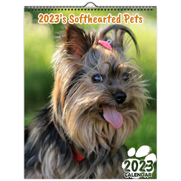 2023's Softhearted Pets: 2023 Wall Calendar